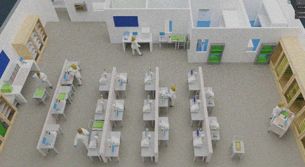 Facility layout for scalable manufacturing