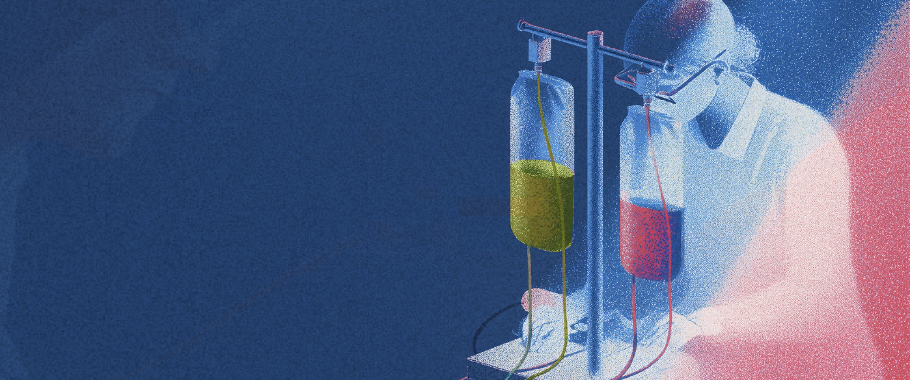 Scientist running functionally closed cell processing workflows